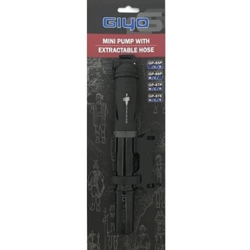 Giyo El Pompasi GP‑86P Alüminyum Uzayan Rekorlu 80 Psi Av/fv Uyumlu Siyah POMPA